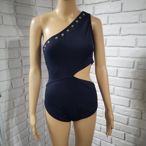 Michael/Michael Kors Ladies 1 Piece Navy Size 12 Bathing Suit - Picture 1 of 5